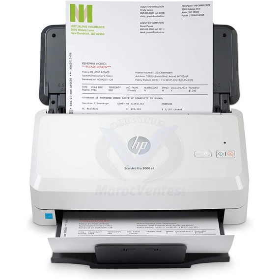 Scanner de documents Scanjet Pro 3000 s4 Recto-verso - A4/Legal USB 3.0 6FW07A