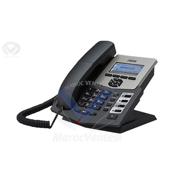 Téléphone IP a 2 lignes SIP, IXA2 VPN avec 4 buttons BLF/4 buttons DSS C58