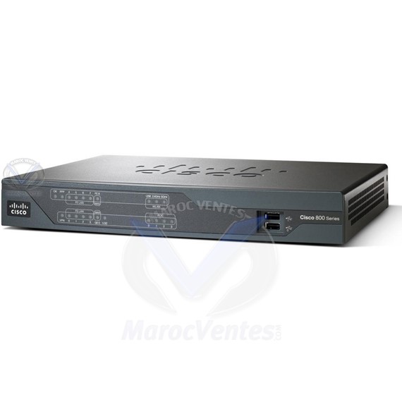 Routeur à services intégrés ADSL/ADSL2+ Annex B 4 ports 10/100 Mbps