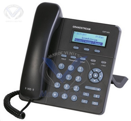 Téléphone IP 2 lignes / 1 compte SIP GXP1400