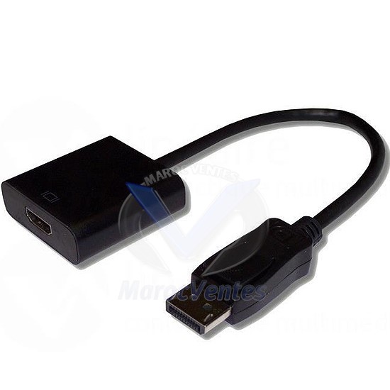 Adaptateur HDMI Display Port Mâle HDMI DISPLAY