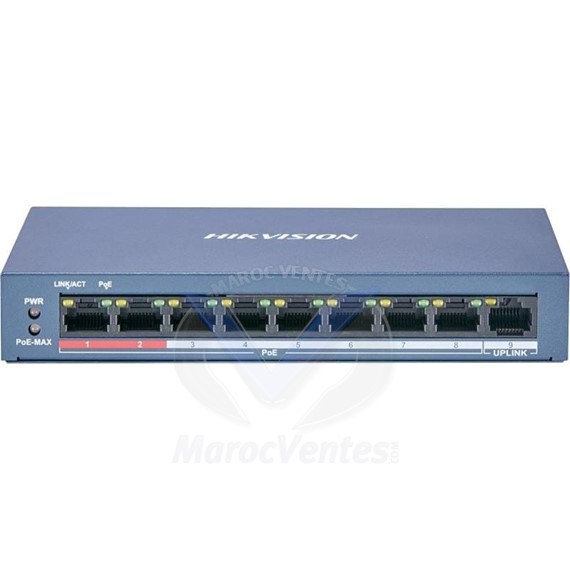 HIKVISION 8 Ports switch 10/100 POE 12M DS-3E0109P-E/M(B)