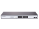 Switch 16 ports 10/100/1000 PoE+ Base‐T + 2 ports SFP Gigabit non géré