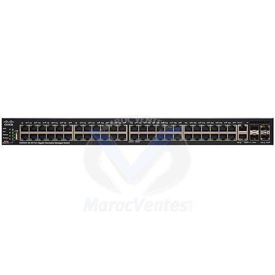 Cisco SG550X-48P 48-Port Gigabit PoE Stackable Switch SG550X-48P-K9-EU