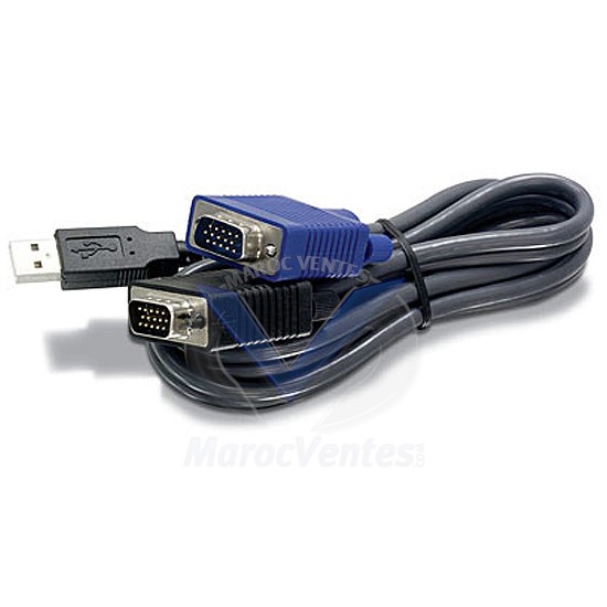 Câble KVM USB 1.8m TK-CU06