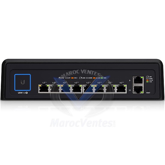 UNIFI SWITCH 8x PoE++ 802.3bt 2x GIGABIT PORTS 450W USW-INDUSTRIAL-EU