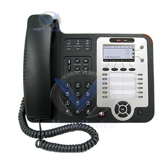 Téléphone IP WIFI professionnel avec adaptateur + 2 comptes SIP WS320