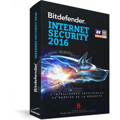 Bitdefender Internet Security2016 - 1 an 1 PC B-QBDIS-6X1P001